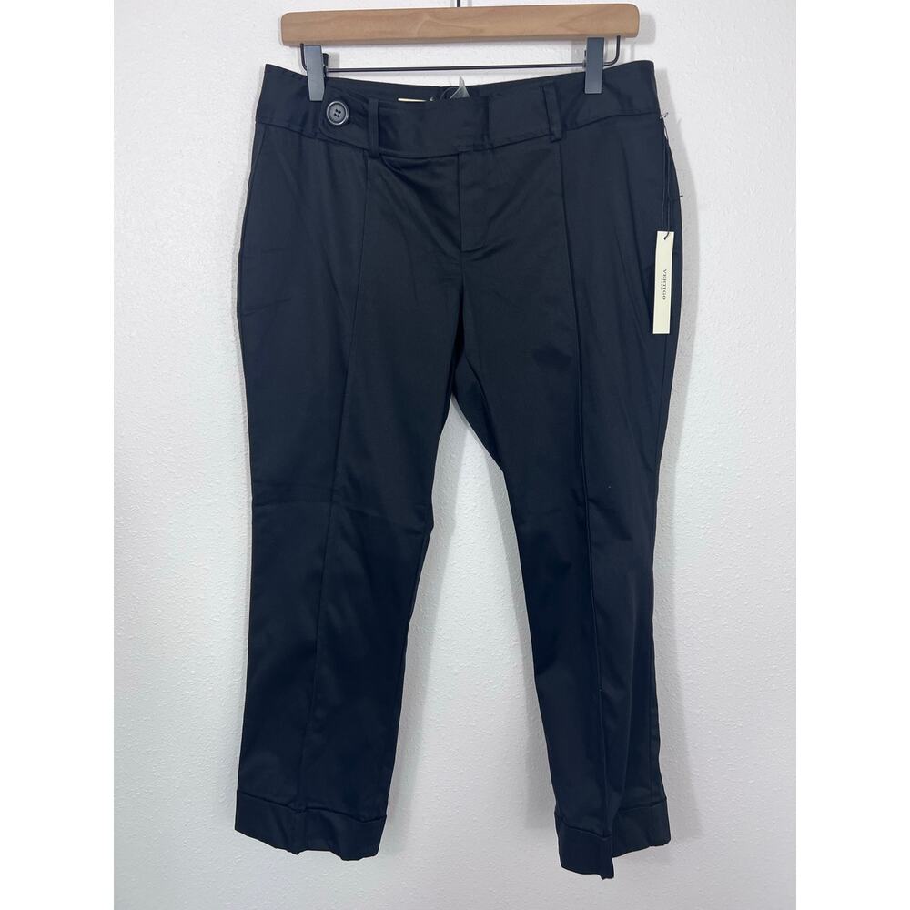 Vertigo Paris Black Cropped Slim Fit Pants | Size 8 | NWT